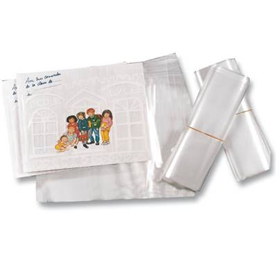 Sachets plastique standard Transparent 26x35 par 500 