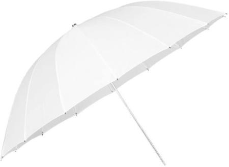 Grand Parapluie JUMBO translucide blanc 1,52 m