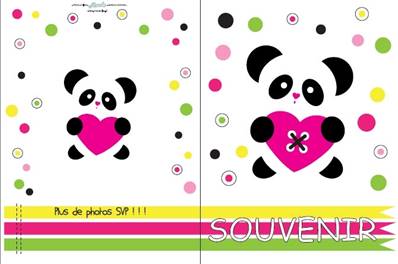 Biptyque PANDA COEUR 13x18 colis de 300  