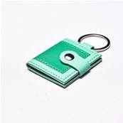 Porte clés simili cuir Vert par colis de 50