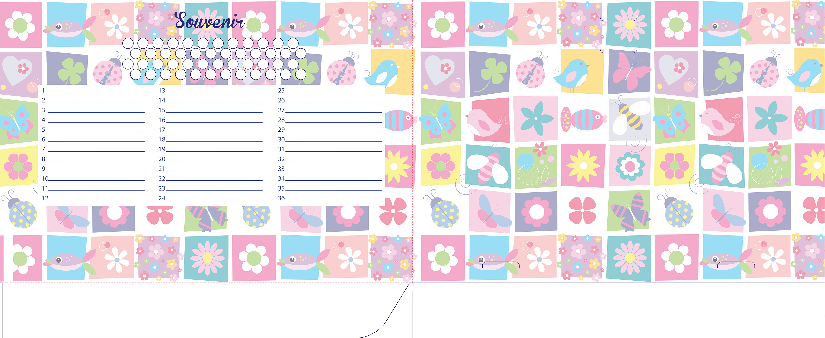 Groupe PATCHWORK 20x30 / 18x24 / 18X27 sans rabat par 250