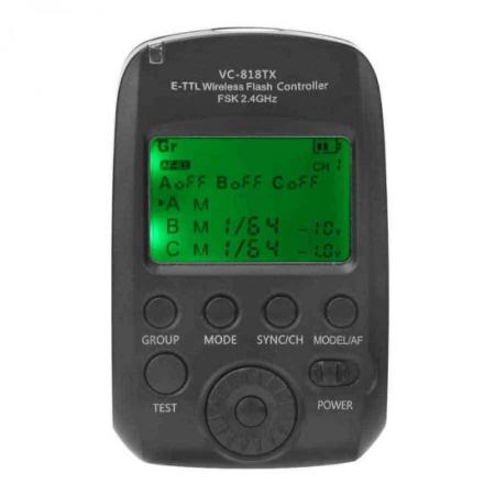 Emetteur Recepteur  TTL Visico VC-818TX S  pour appareil photo Sony