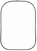 Fond toile blanc uni à arceau twist pliant 1.45mx2m