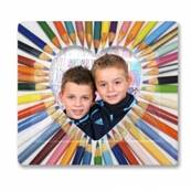 Tapis souris CRAYONS pour photo 10x15 travers par 25