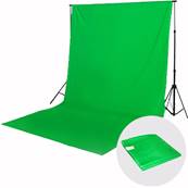 Fond toile Chromakey  vert 3x6m 